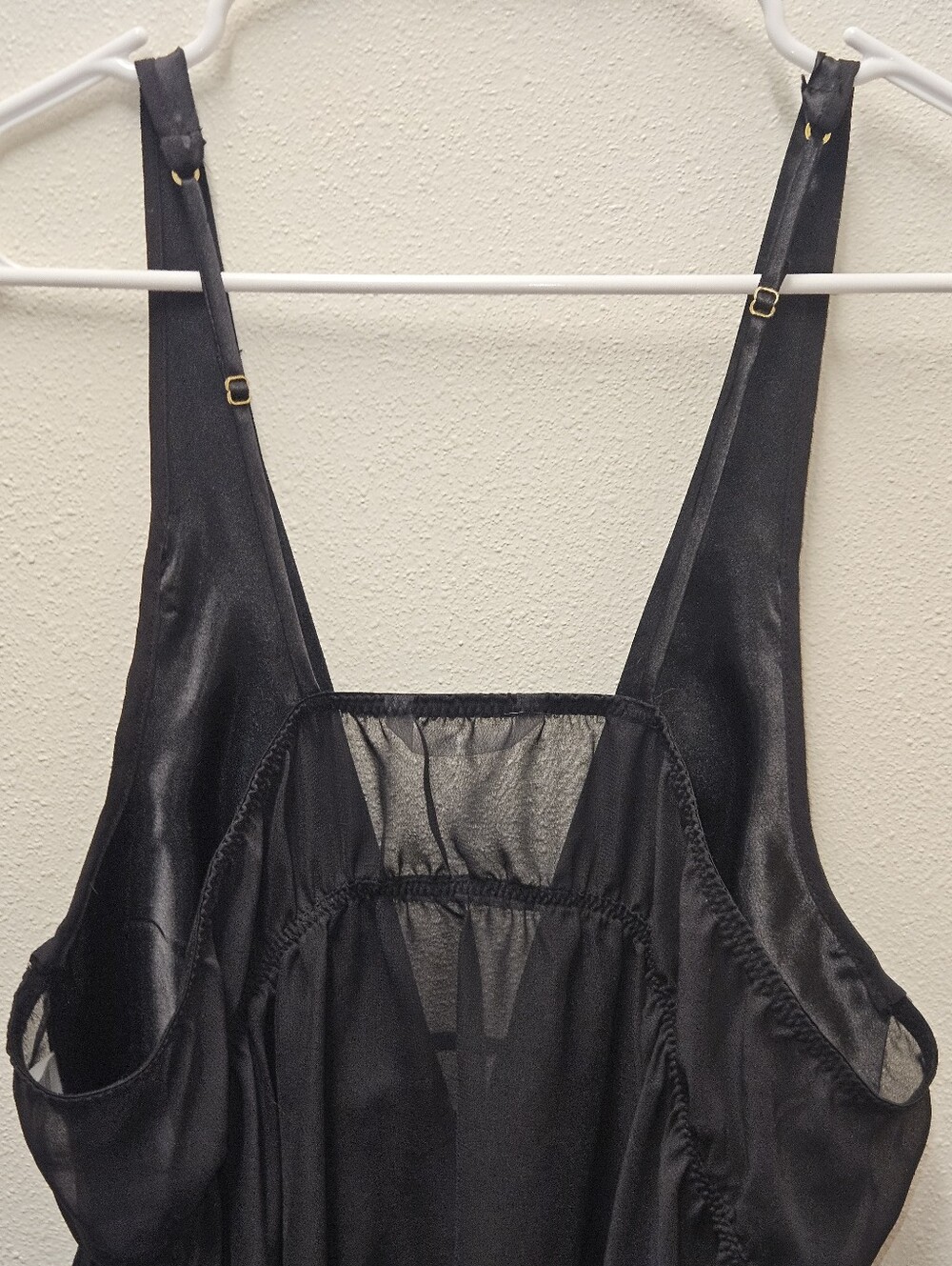 Flora Womans Black Chemise Size M - Picture 11 of 11